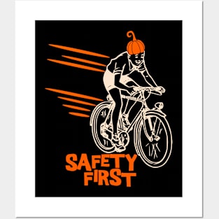 Halloween Safety First Bicycle Posters and Art